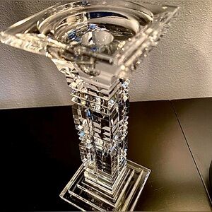 Beautiful Lead Crystal Candle Holder